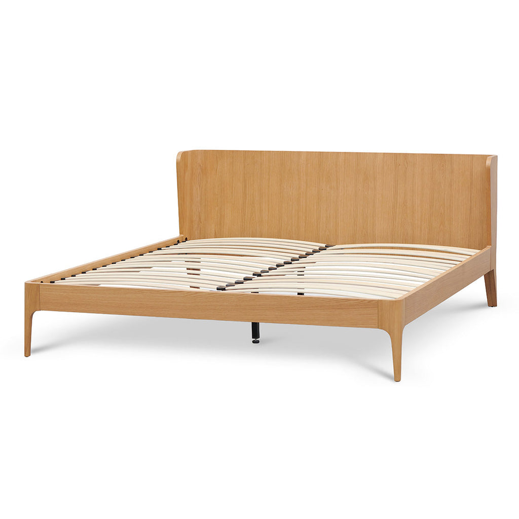 Queen Lazio Bed Frame - Natural Oak