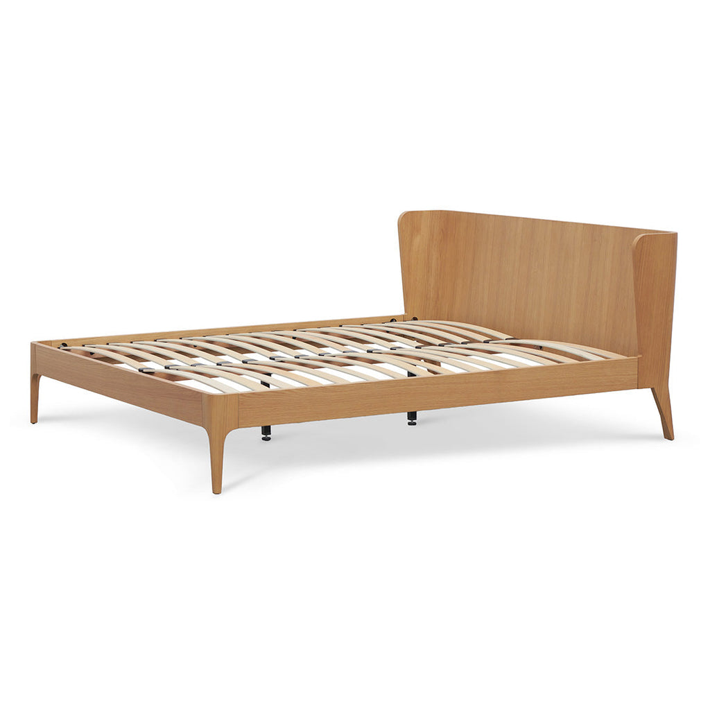Queen Lazio Bed Frame - Natural Oak