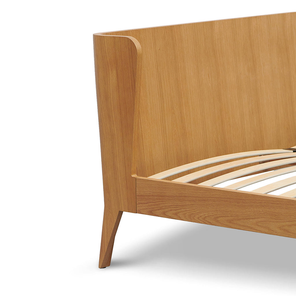 Queen Lazio Bed Frame - Natural Oak