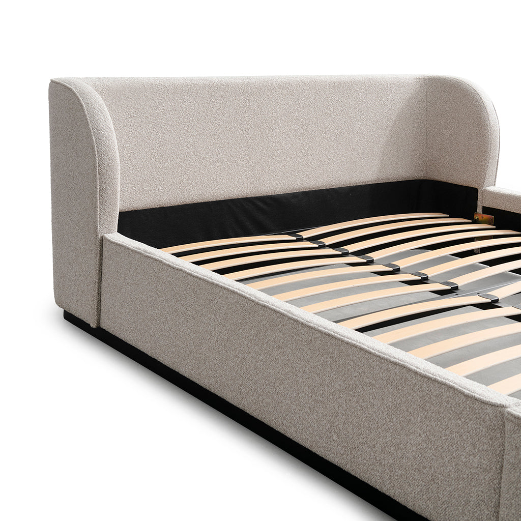 King Lazio Bed Frame - Clay Grey