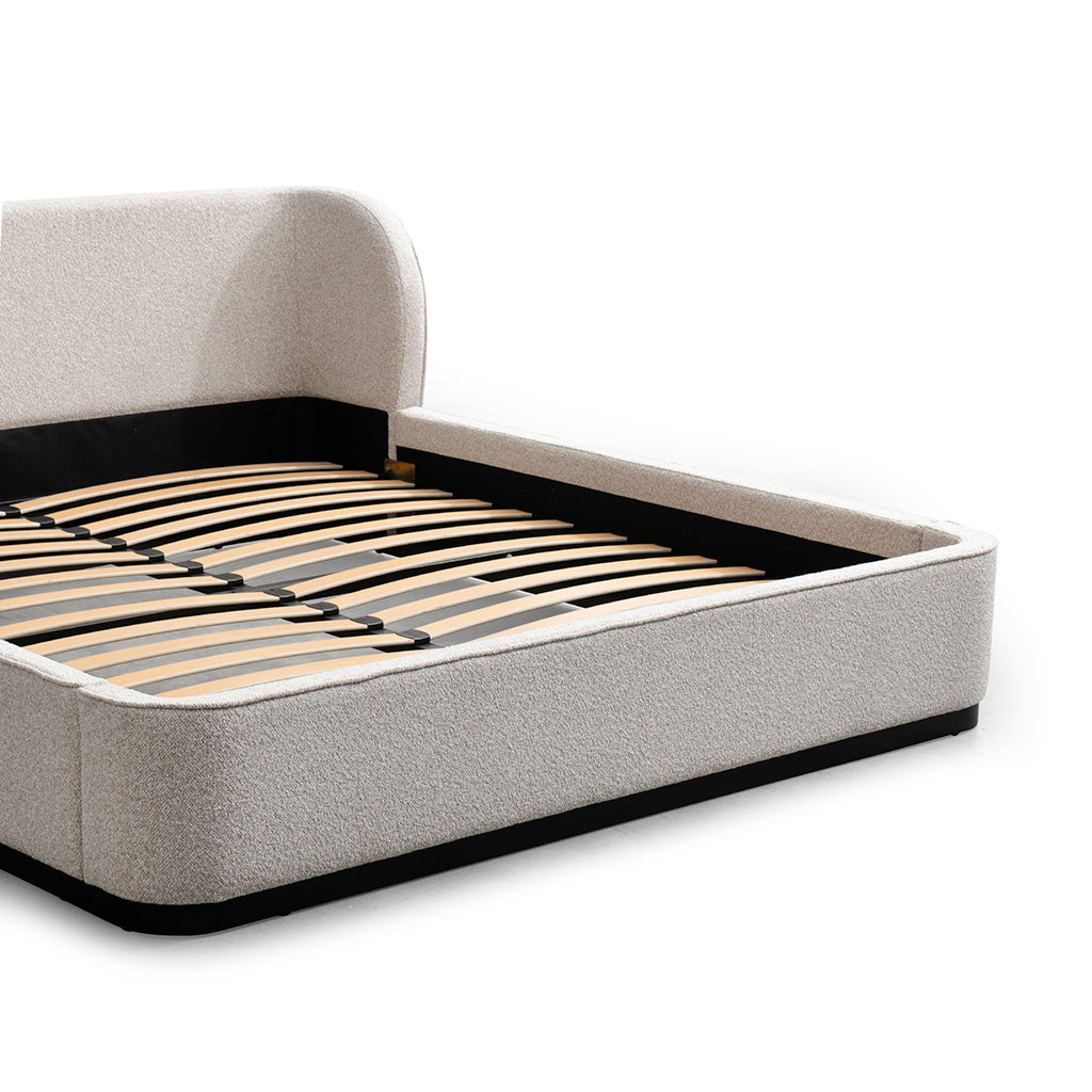 King Lazio Bed Frame - Clay Grey