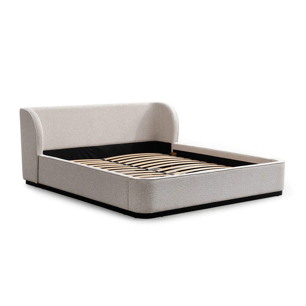 King Lazio Bed Frame - Clay Grey