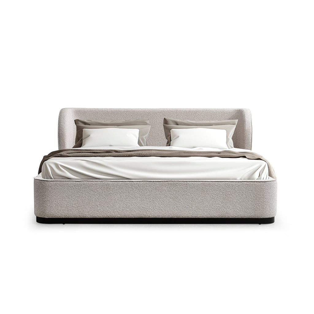 Queen Lazio Bed Frame - Clay Grey