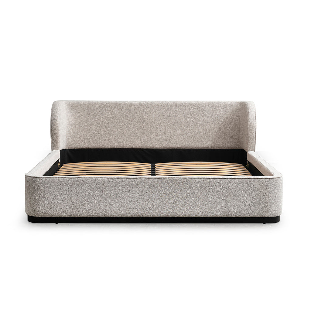 Queen Lazio Bed Frame - Clay Grey