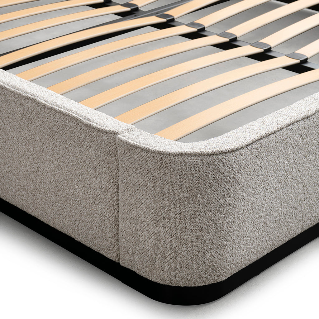 Queen Lazio Bed Frame - Clay Grey