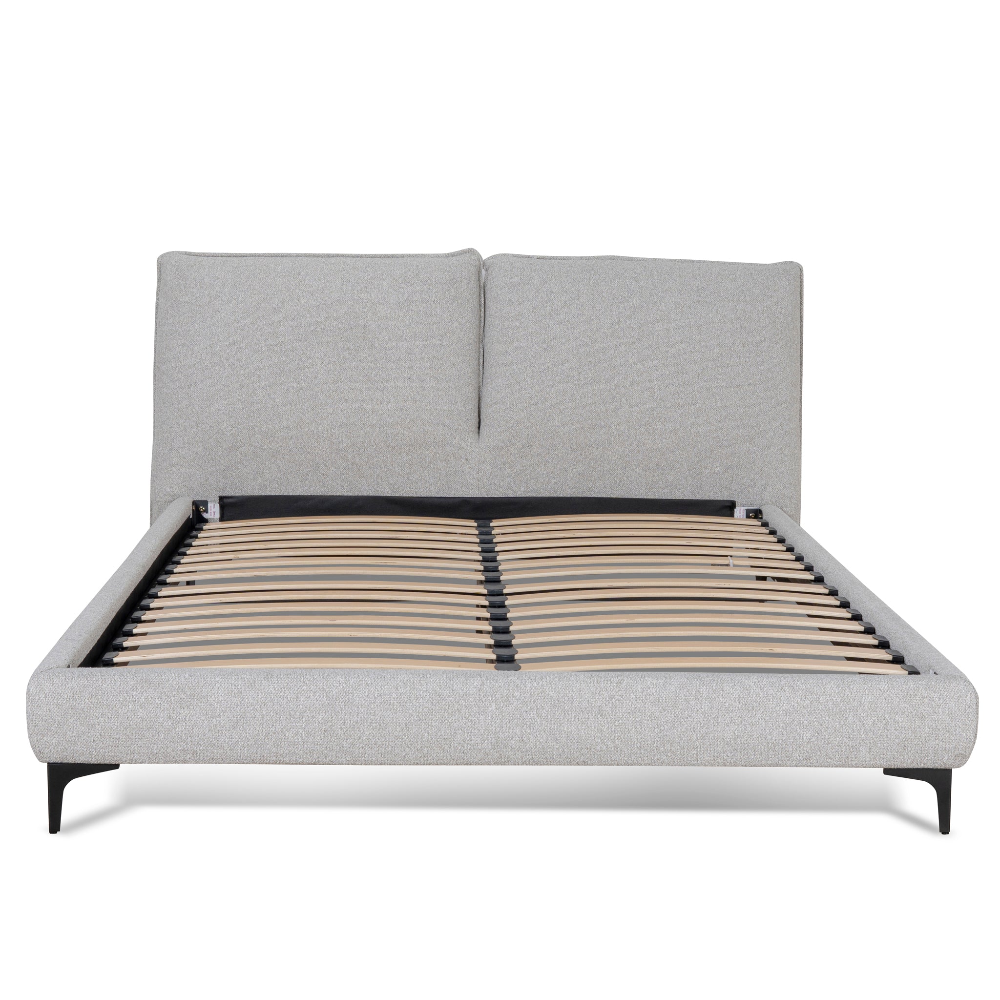 Fabric King Lazio Bed Frame - Clay Grey