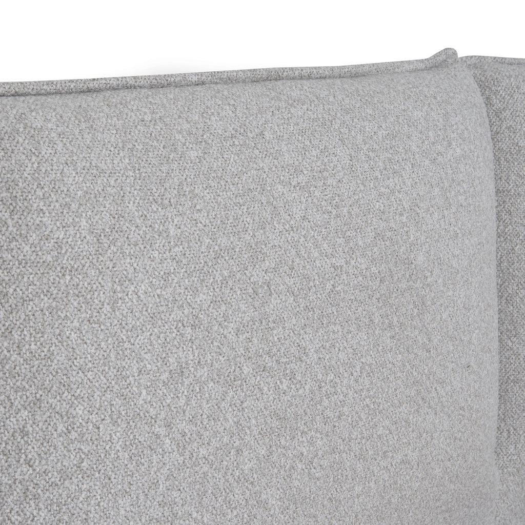 Fabric Queen Lazio Bed Frame - Clay Grey