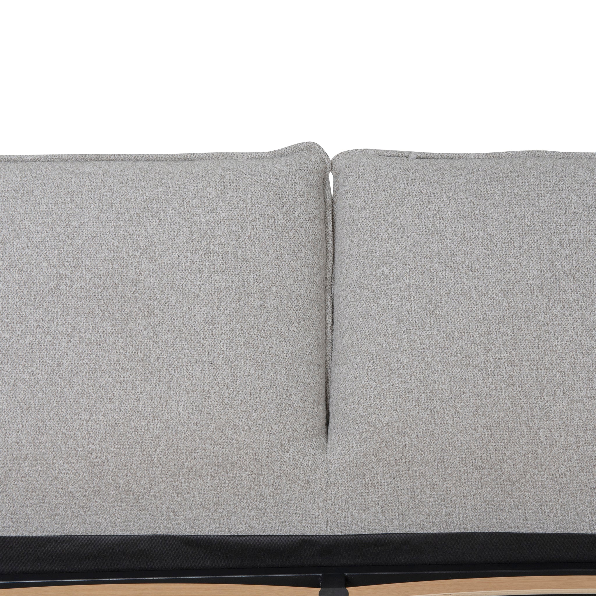 Fabric Queen Lazio Bed Frame - Clay Grey