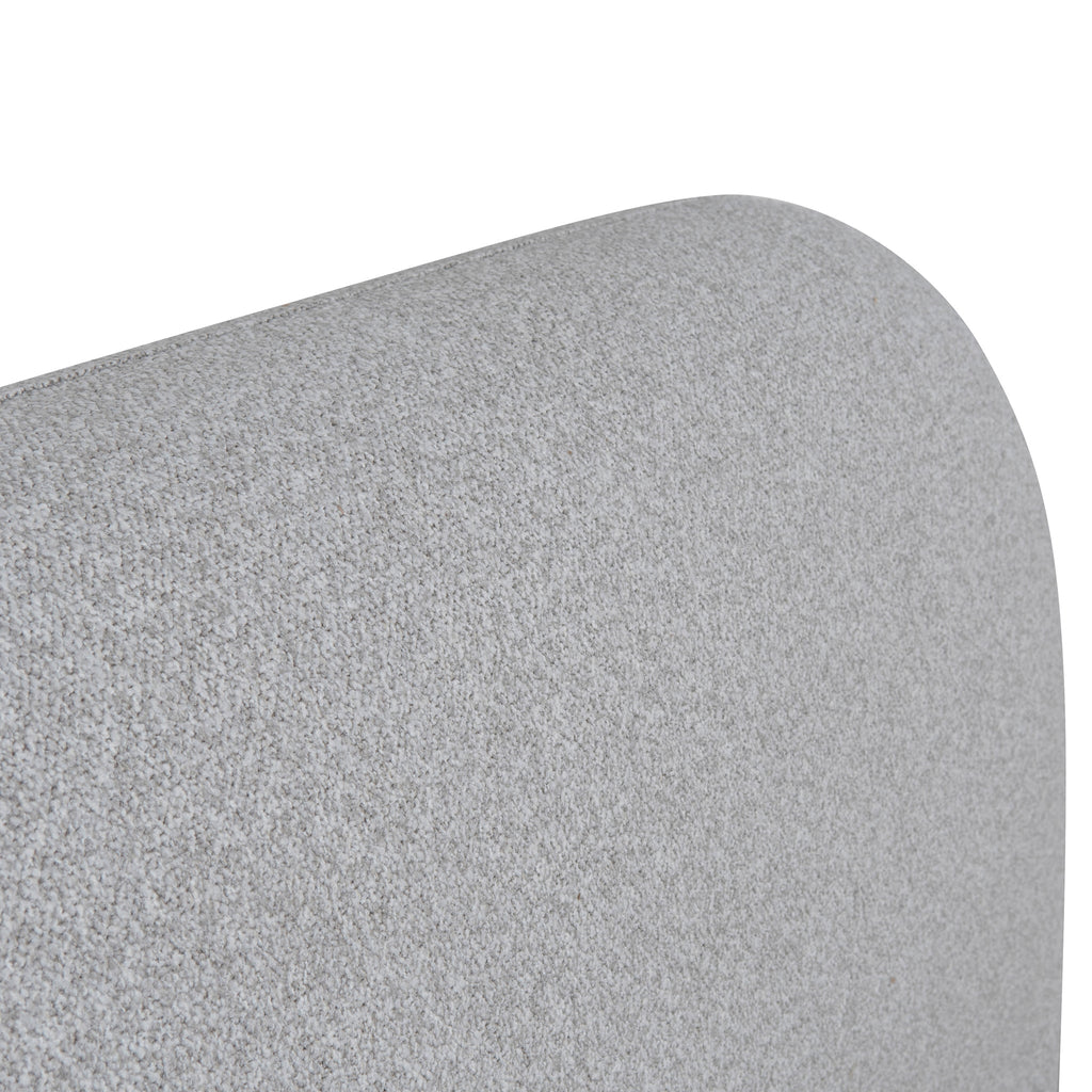 King Lazio Bed Frame - Clay Grey