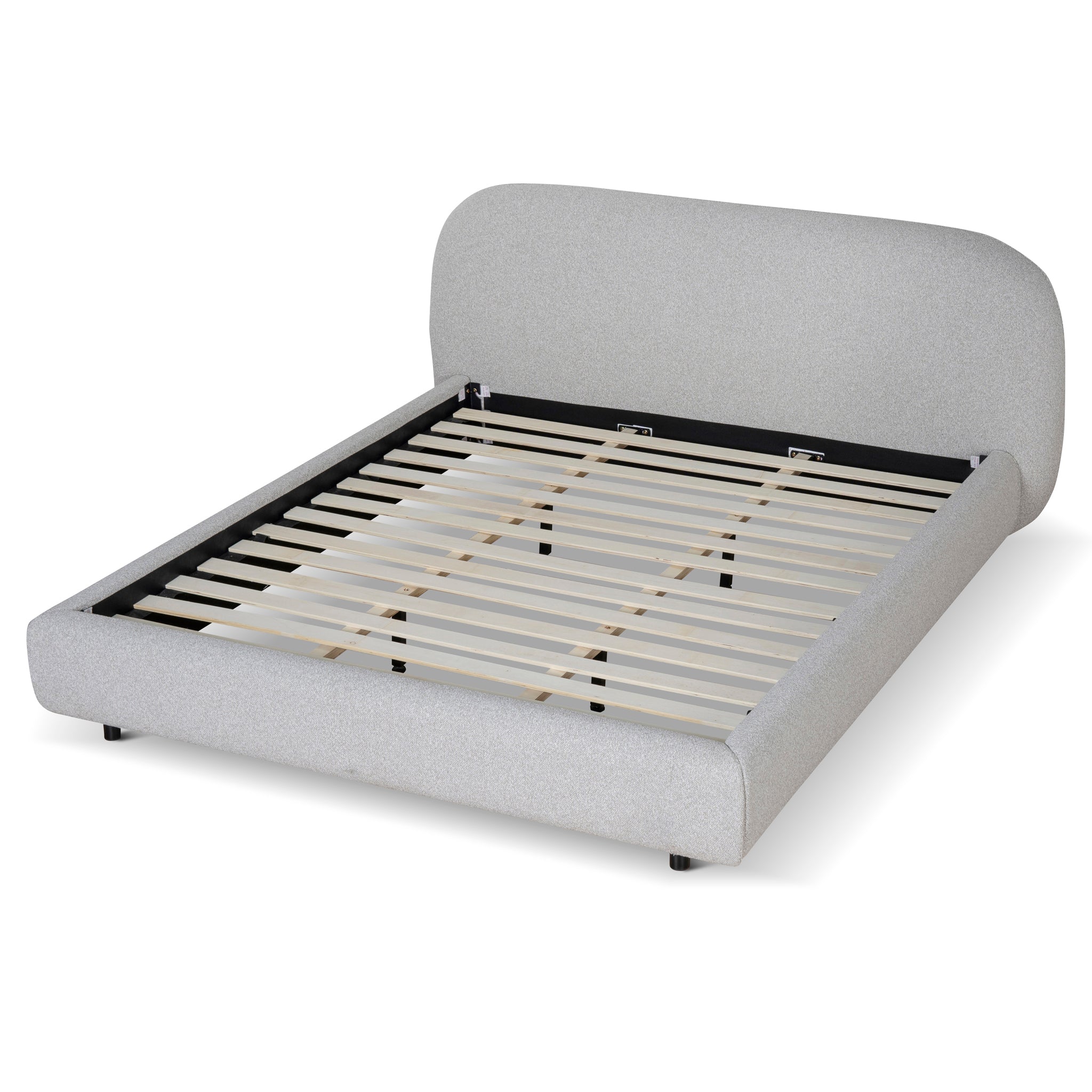 Queen Lazio Bed Frame - Clay Grey