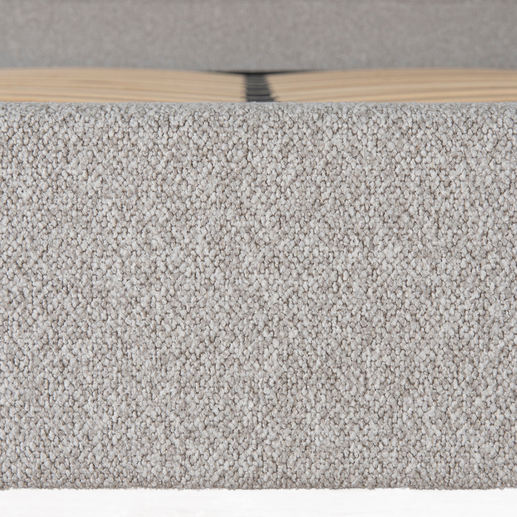 Fabric Queen Lazio Bed Frame - Clay Grey