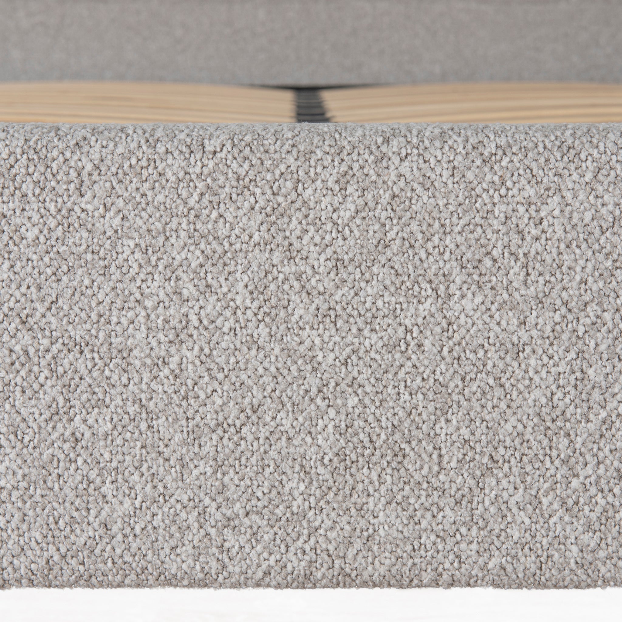 Fabric Queen Lazio Bed Frame - Clay Grey