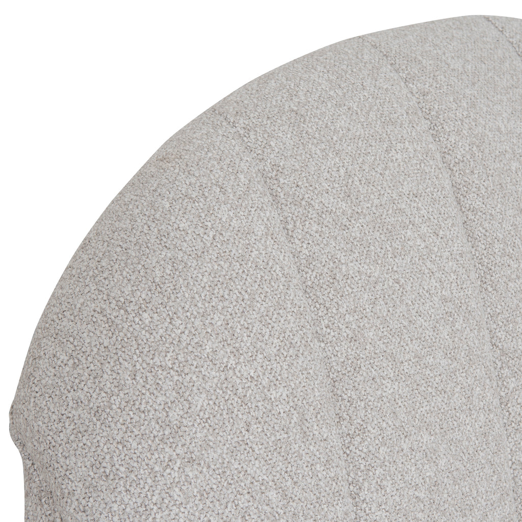 Fabric Queen Lazio Bed Frame - Clay Grey