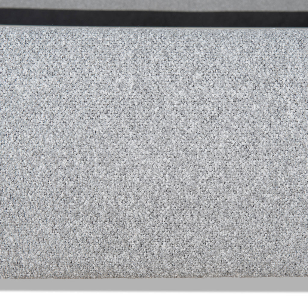 King Lazio Bed Frame - Storm Grey