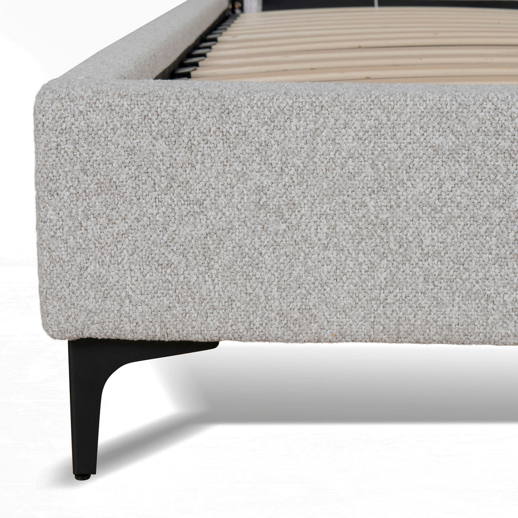 Queen Lazio Bed Frame - Clay Grey