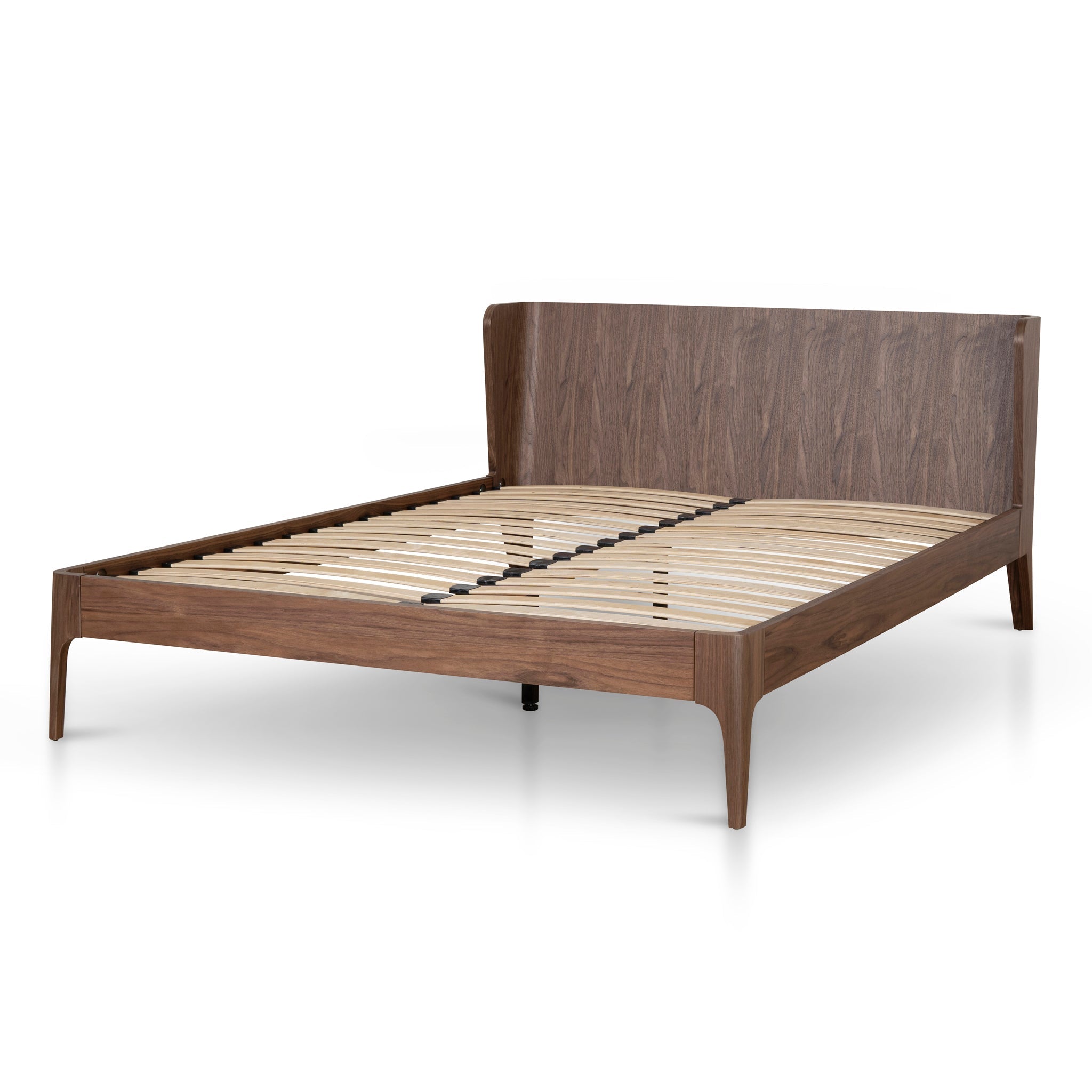 Queen Lazio Bed Frame - Walnut