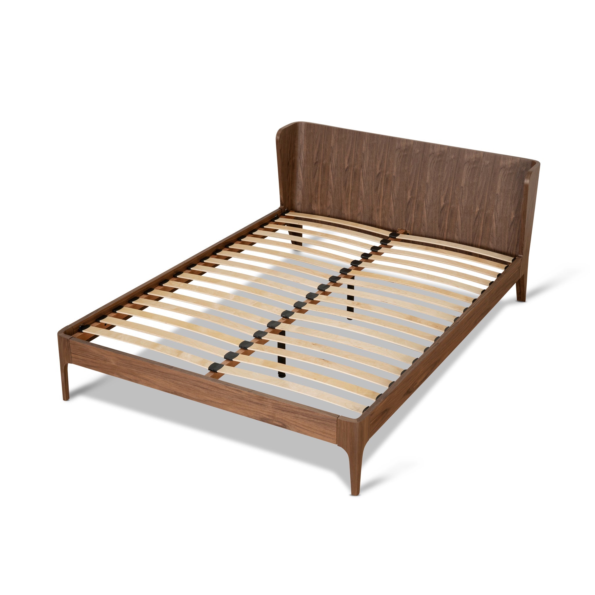 Queen Lazio Bed Frame - Walnut