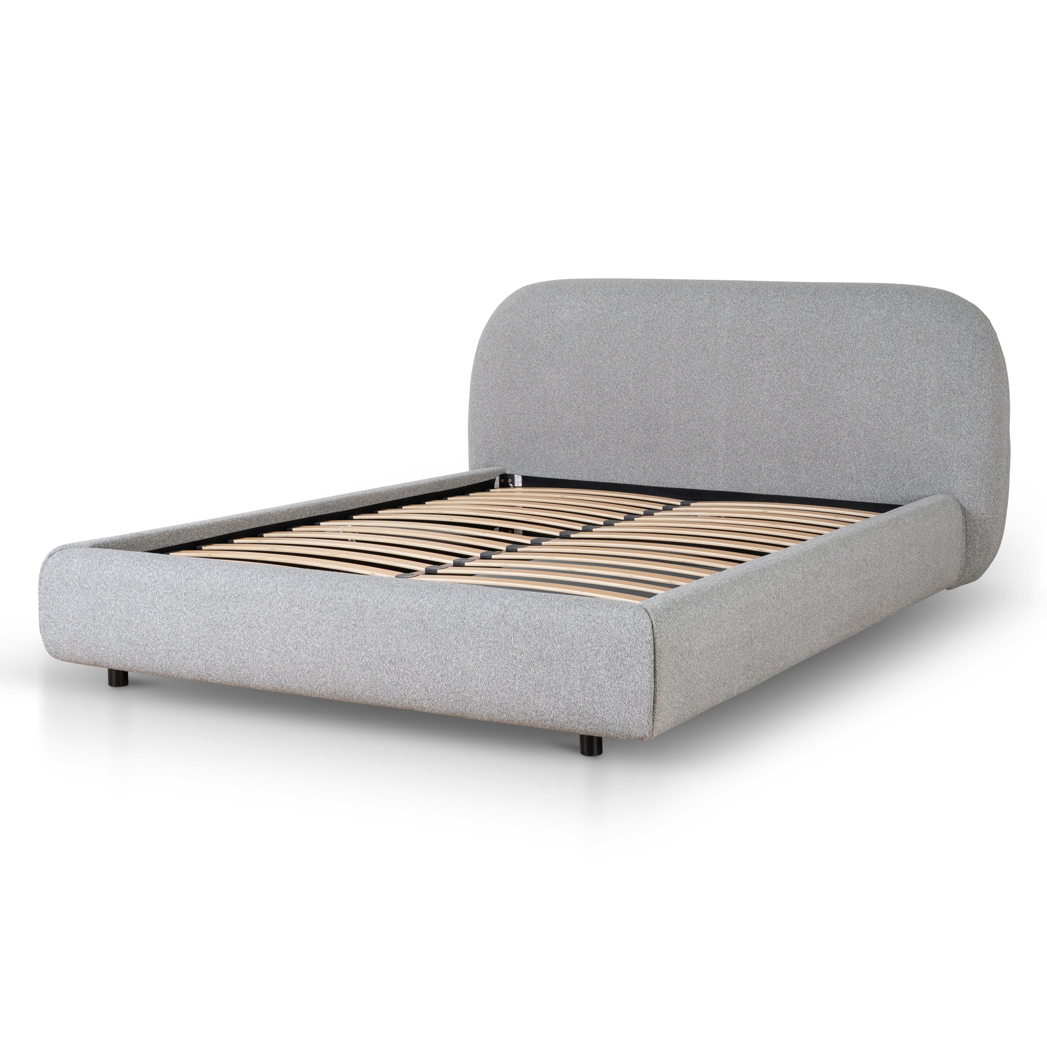 Queen Lazio Bed Frame - Storm Grey