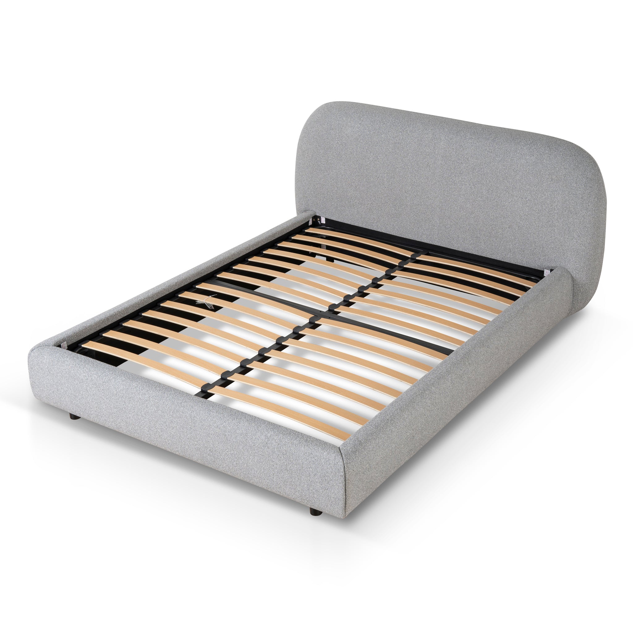Queen Lazio Bed Frame - Storm Grey