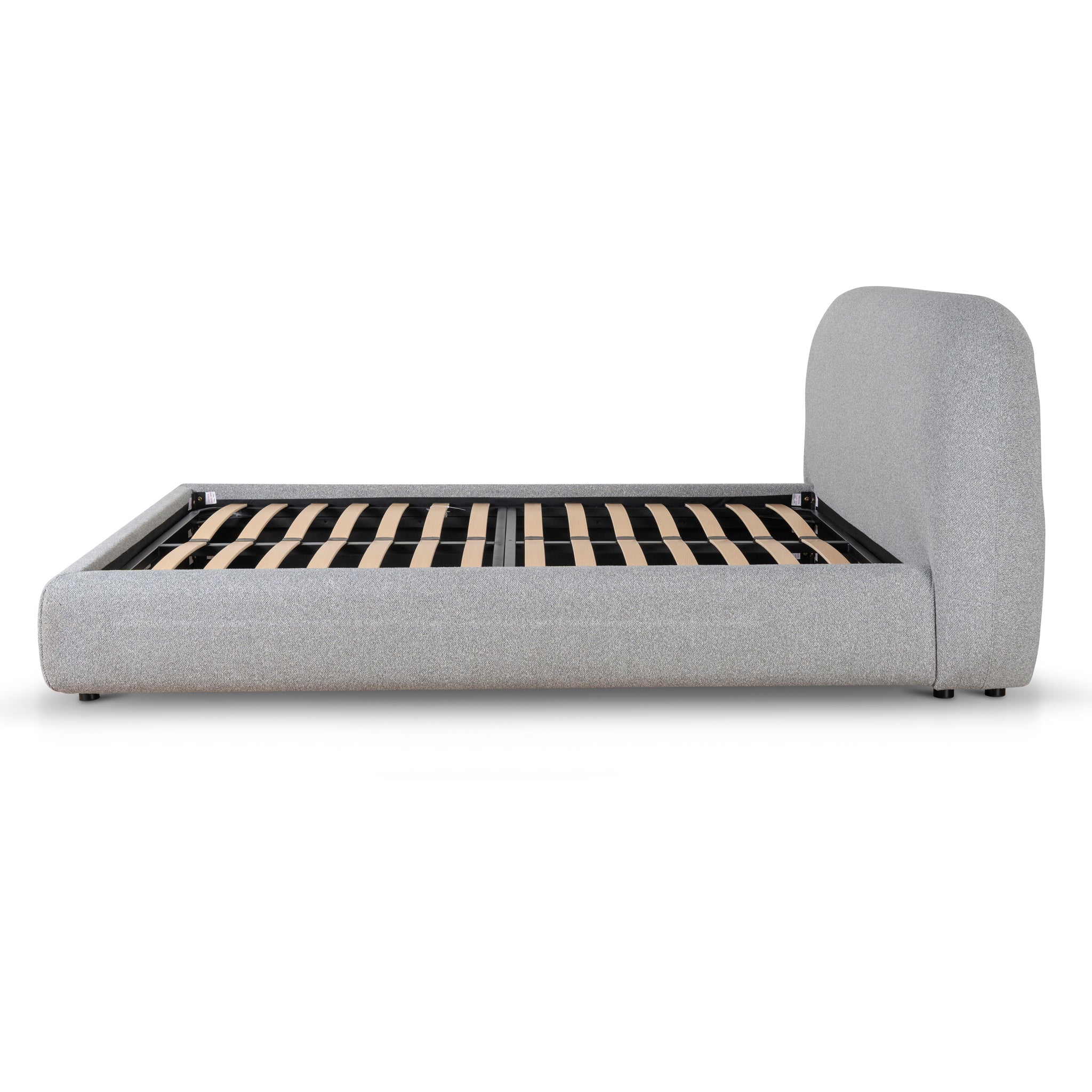 King Lazio Bed Frame - Storm Grey
