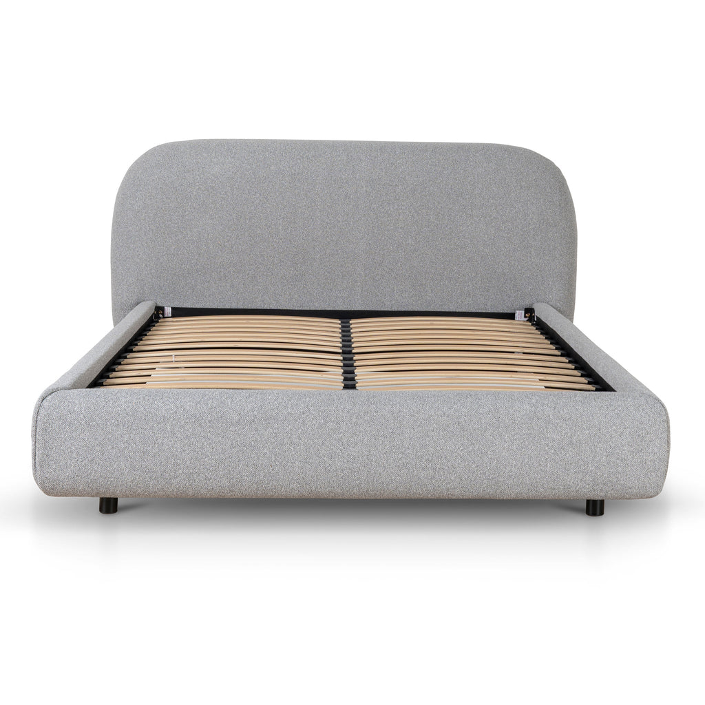 Queen Lazio Bed Frame - Storm Grey