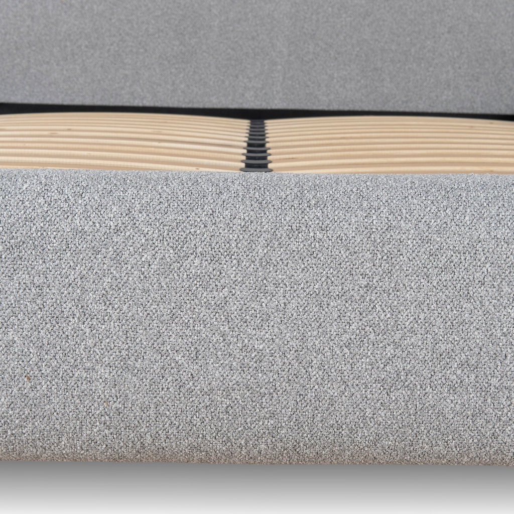 Queen Lazio Bed Frame - Storm Grey