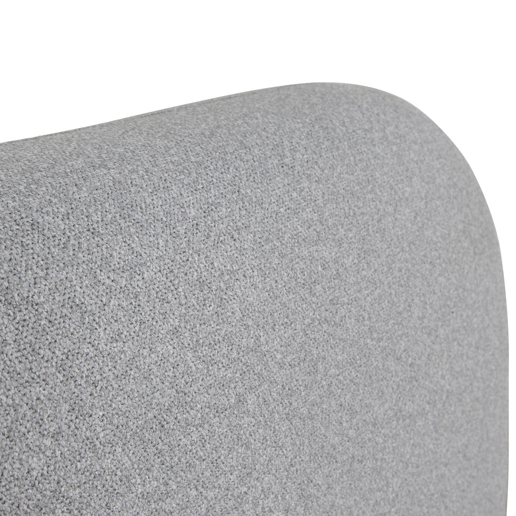 King Lazio Bed Frame - Storm Grey