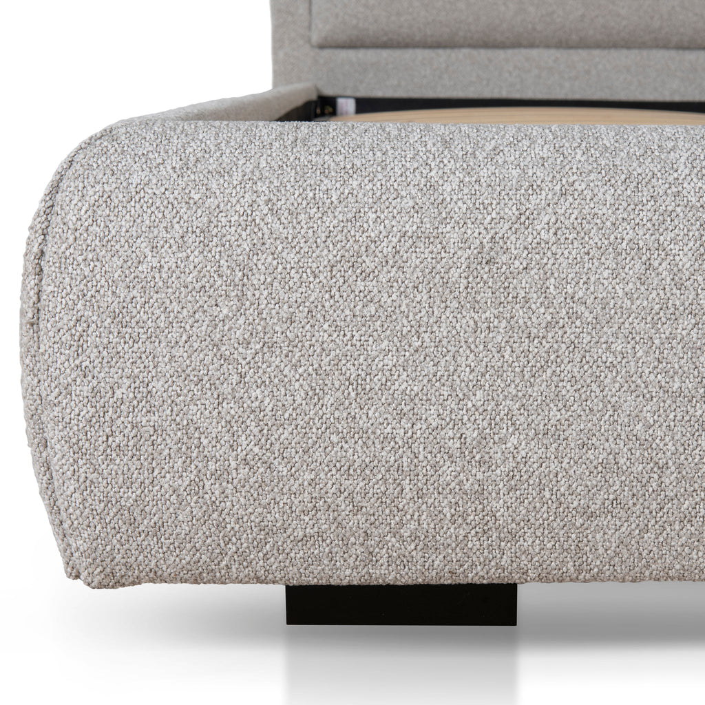King Lazio Bed Frame - Clay Grey