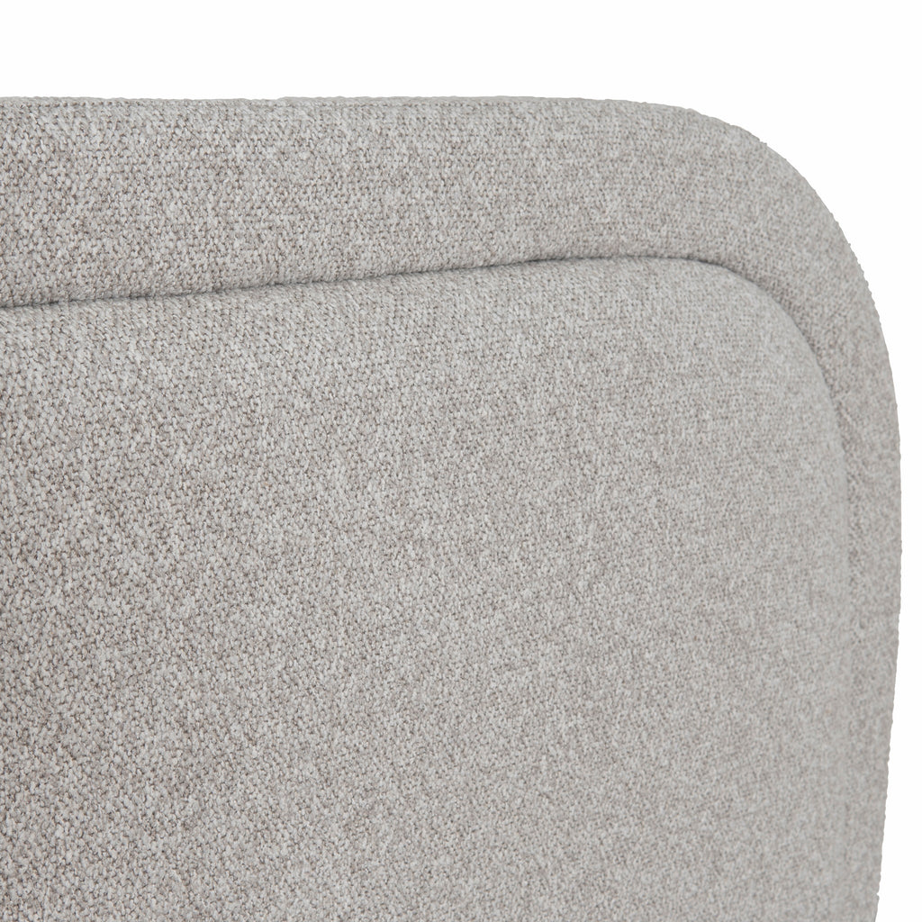Fabric Queen Lazio Bed Frame - Clay Grey
