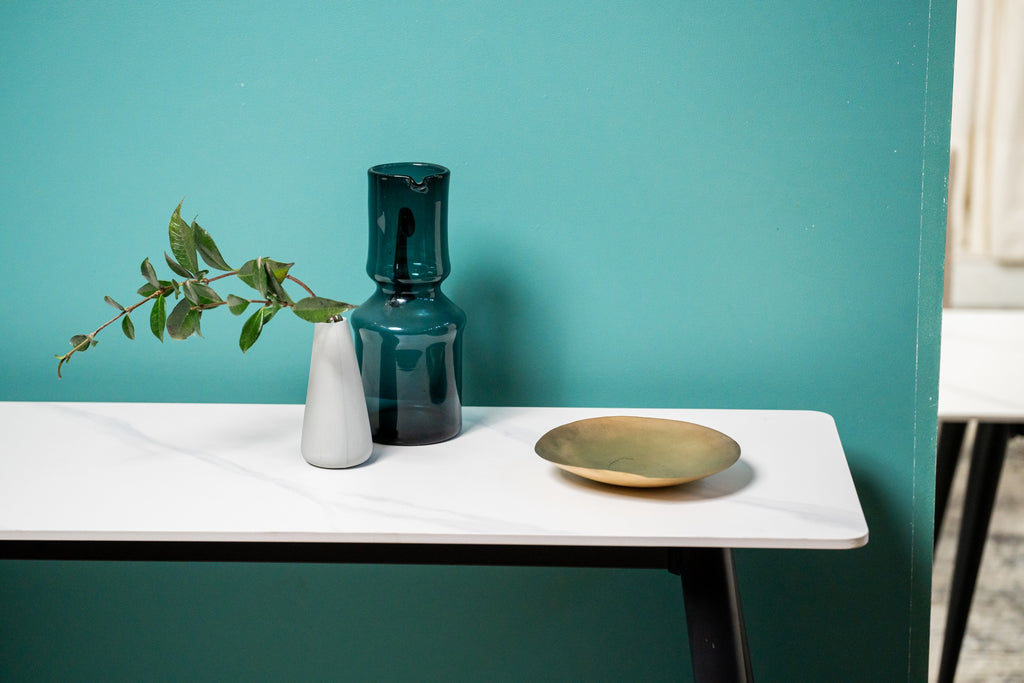 Marlow Console Table Snow White Ceramic