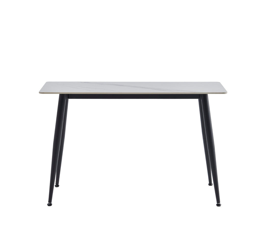 Marlow Console Table Snow White Ceramic