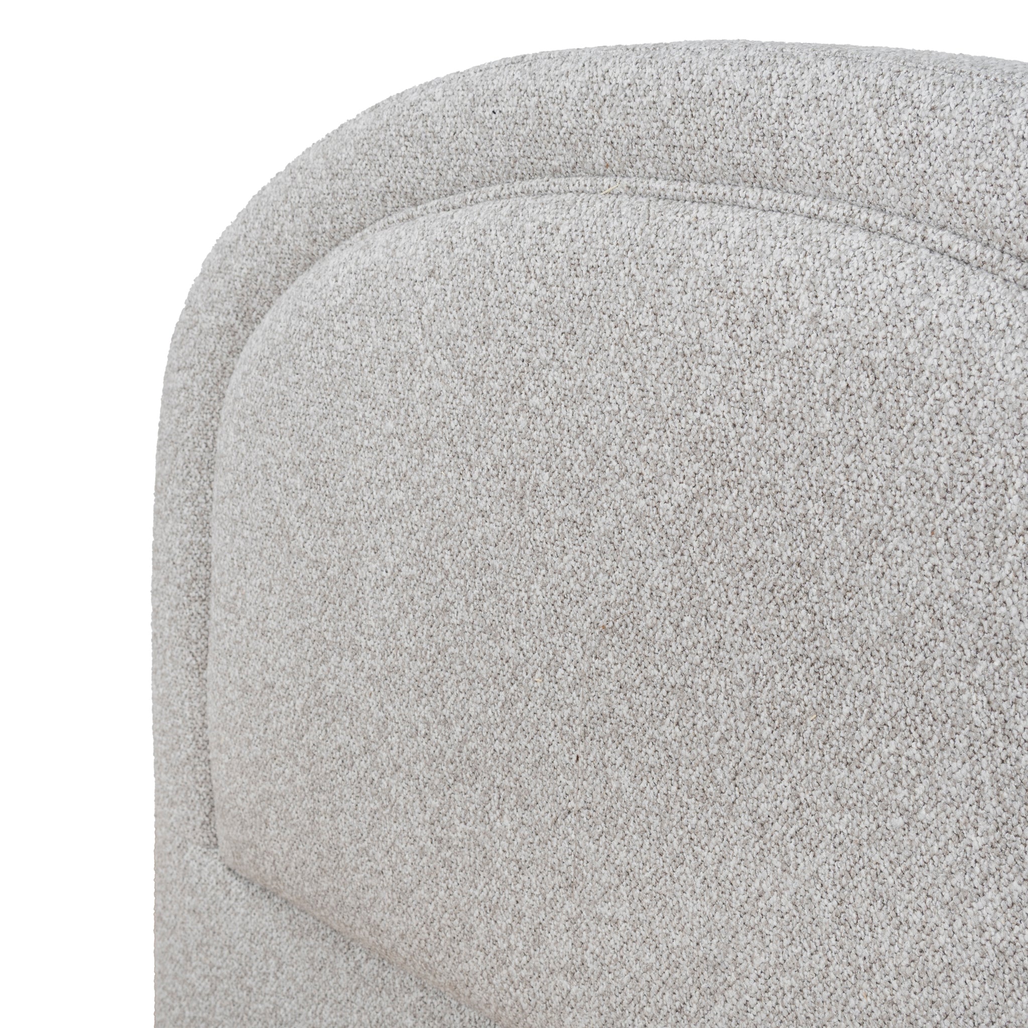 Single Bedhead - Clay Grey