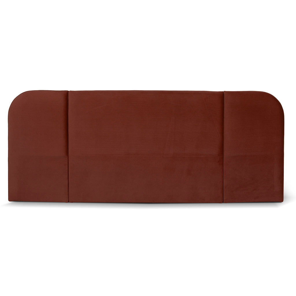 Lazio Queen Bedhead - Burnt Maroon