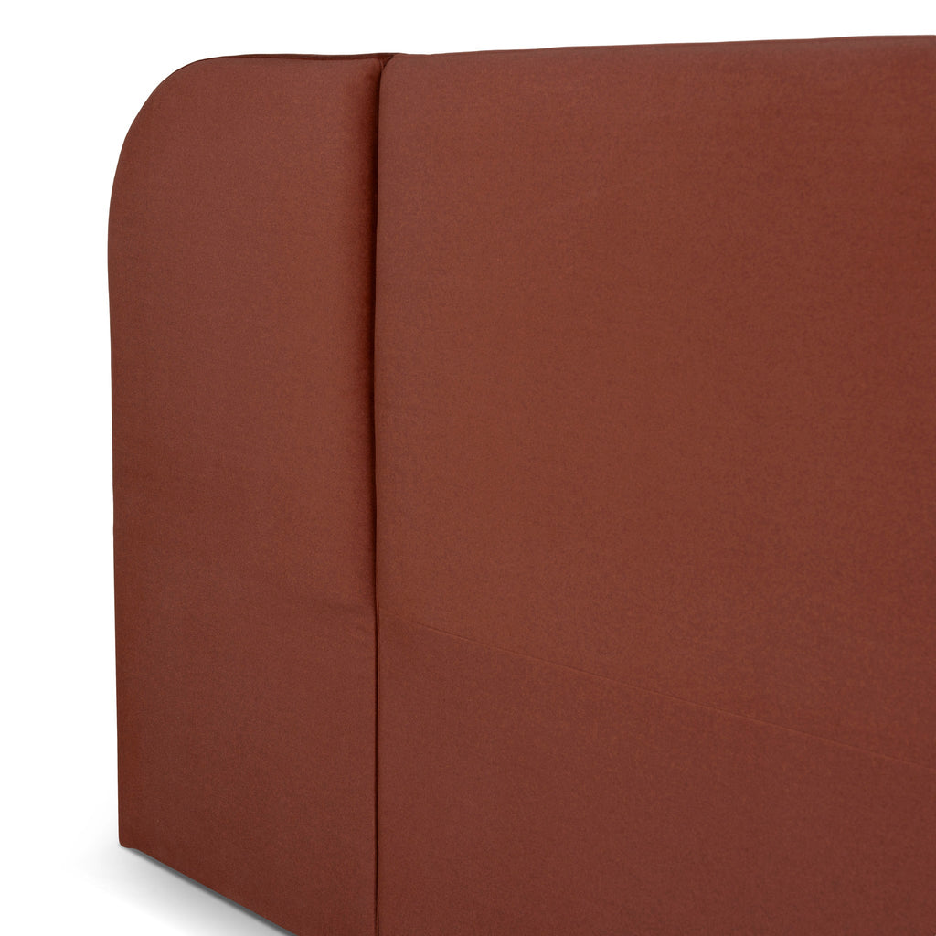 Lazio Queen Bedhead - Burnt Maroon