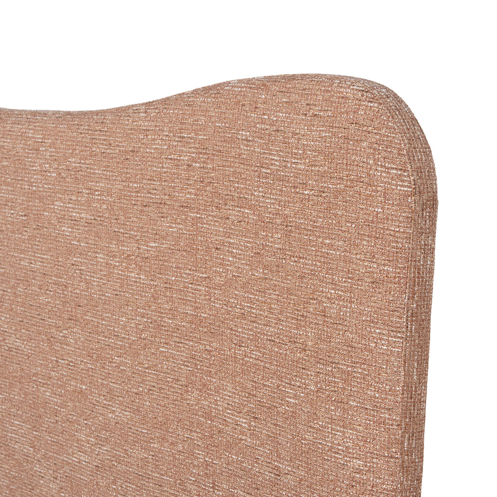 Queen Bed head - Russet Brown