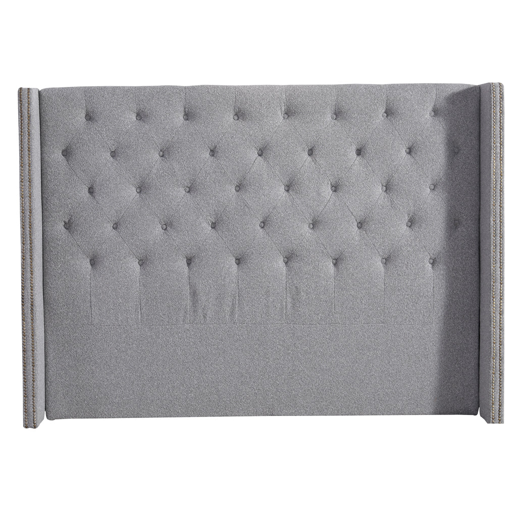 Lazio Queen Bedhead - Storm Grey