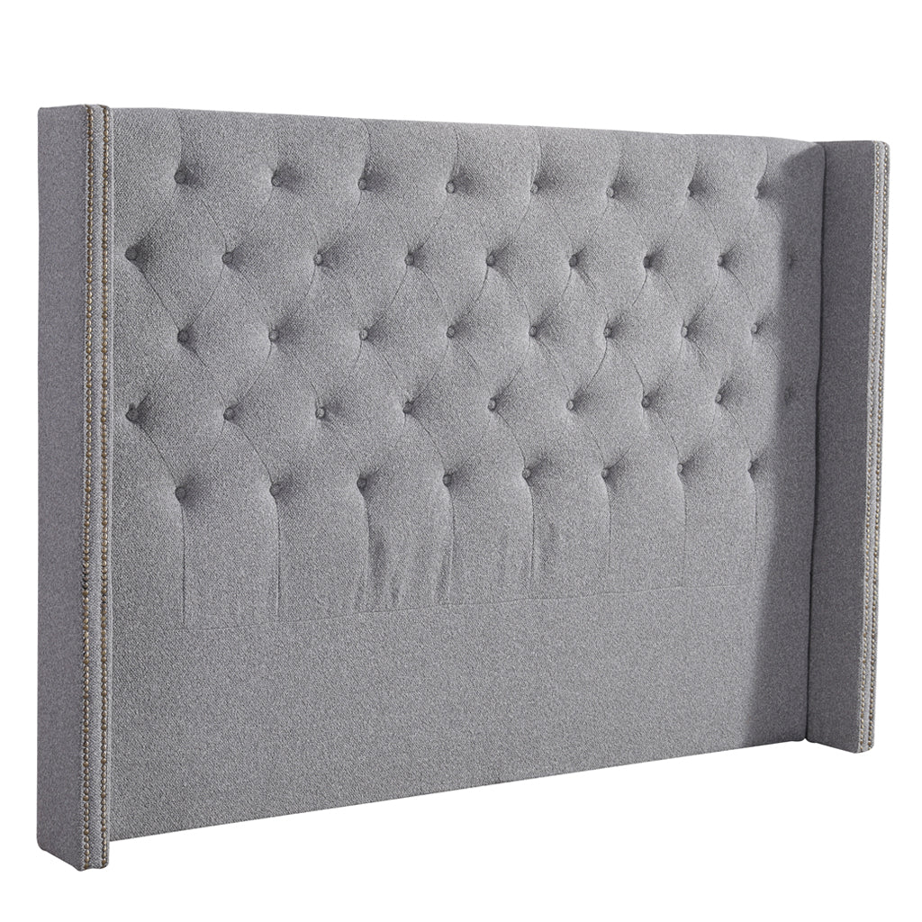 Lazio Queen Bedhead - Storm Grey