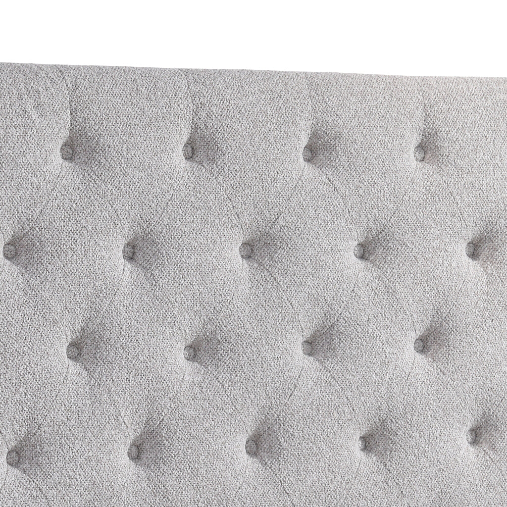 Lazio Queen Bedhead - Clay Grey