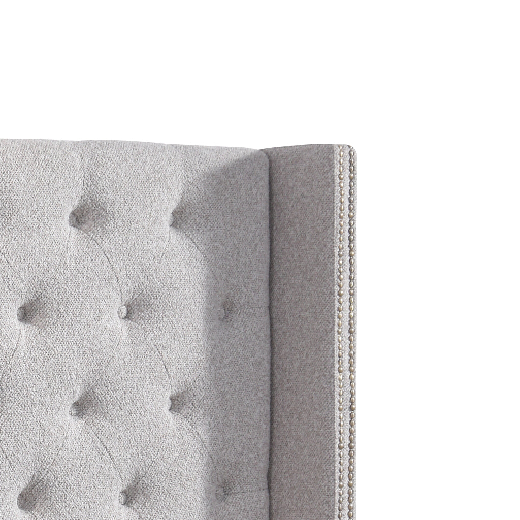Lazio Queen Bedhead - Clay Grey