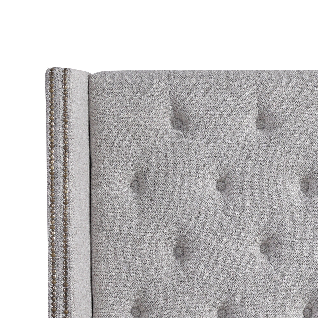 Lazio Queen Bedhead - Clay Grey