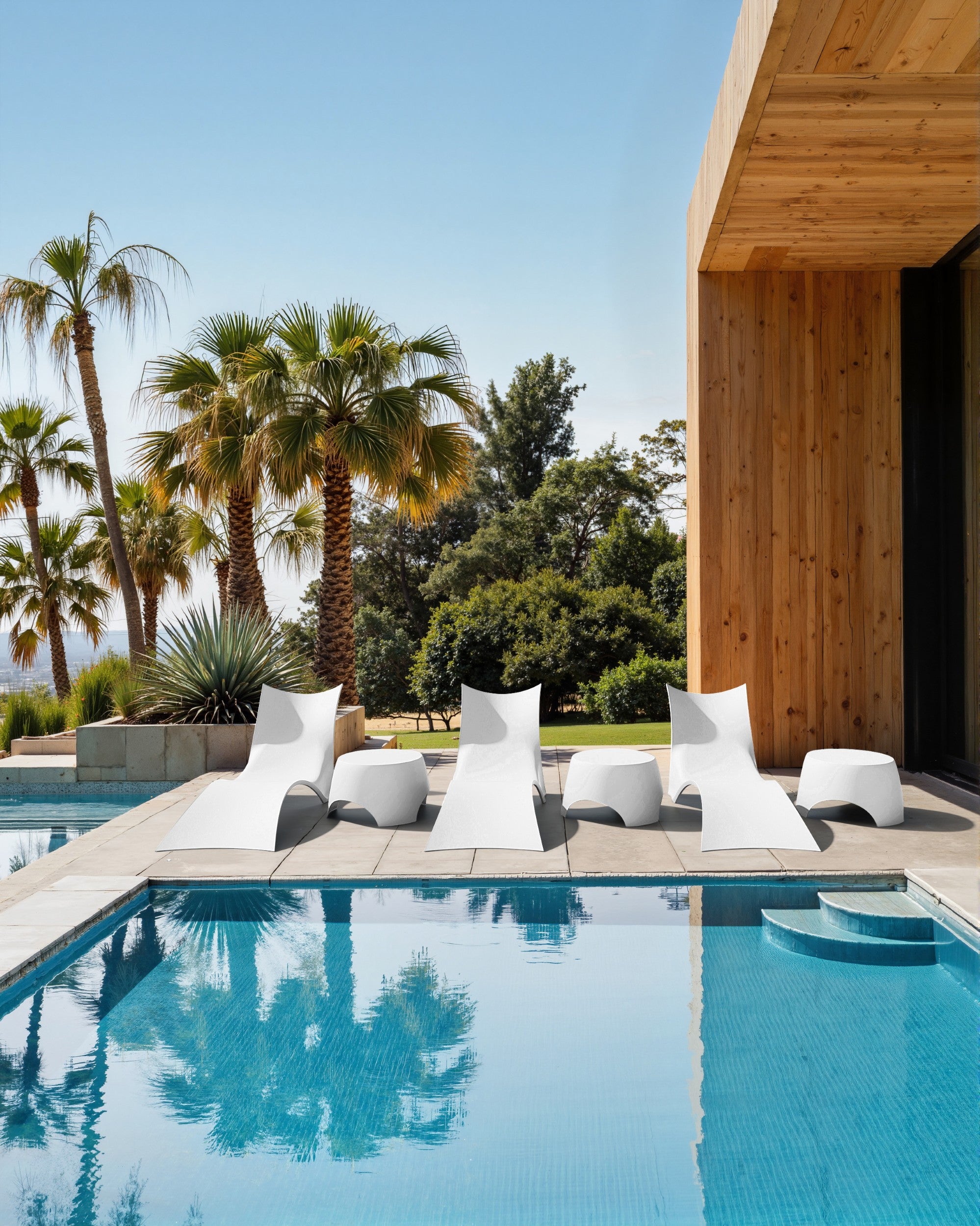 Seagrass Sun Lounger White