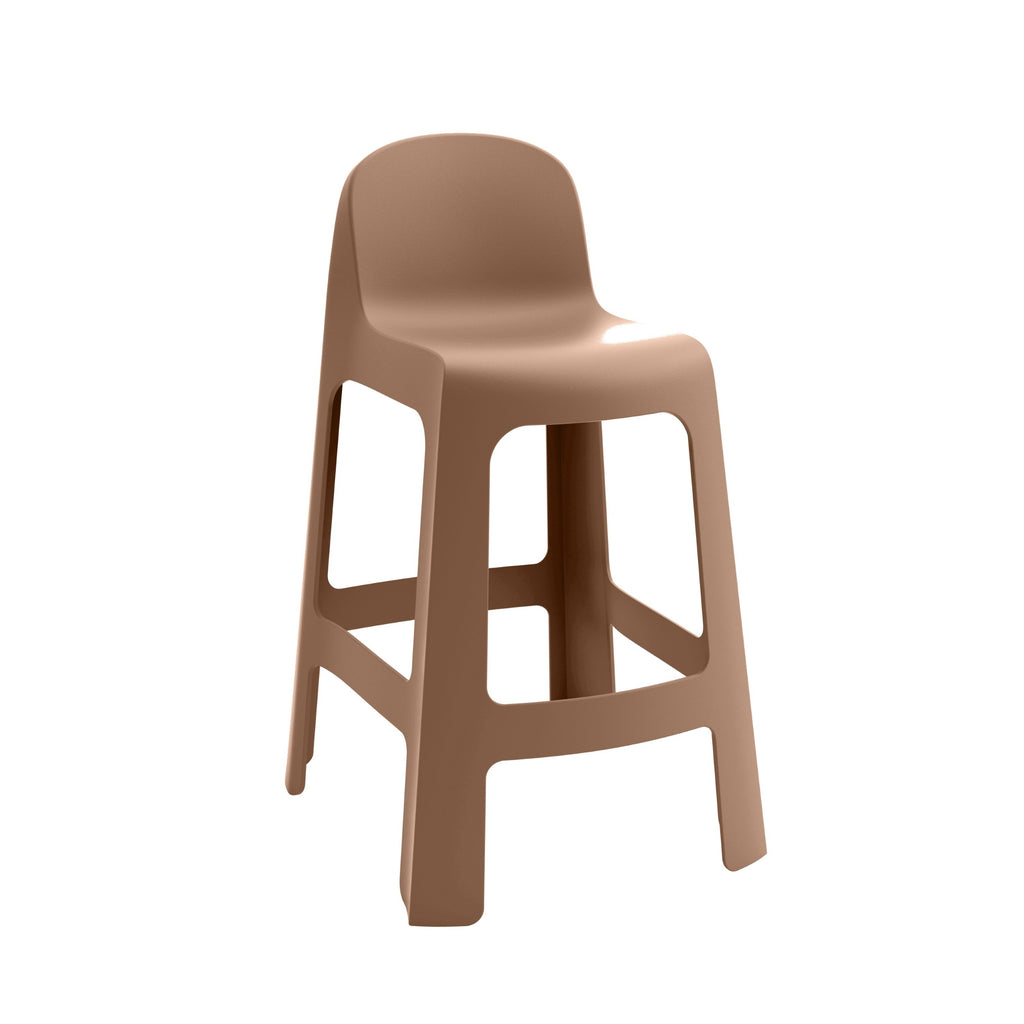 Seagrass Outdoor Bar Stool Mocha Brown