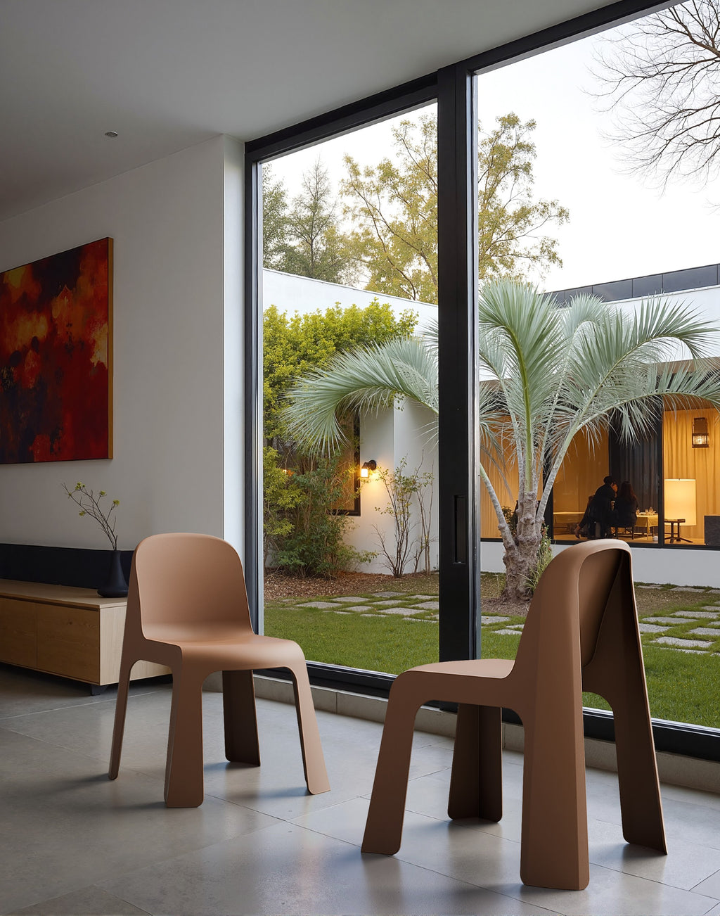 Seagrass Dining Chair Mocha Brown