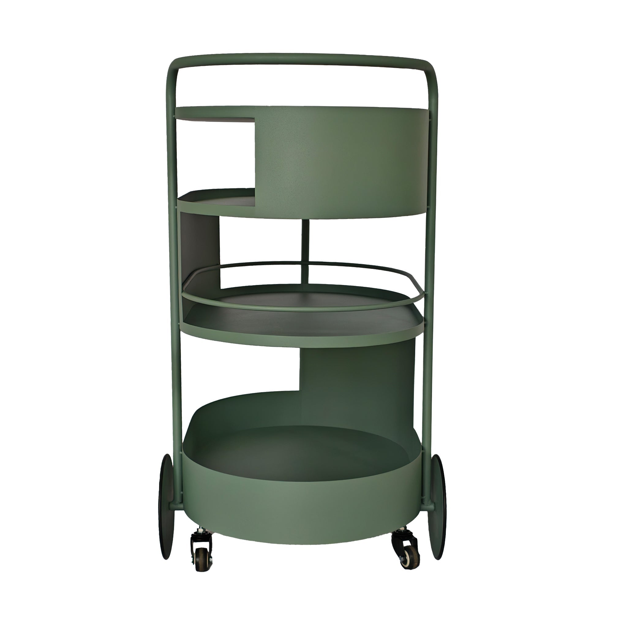 63cm Amalfi Bar Cart - Sage Green