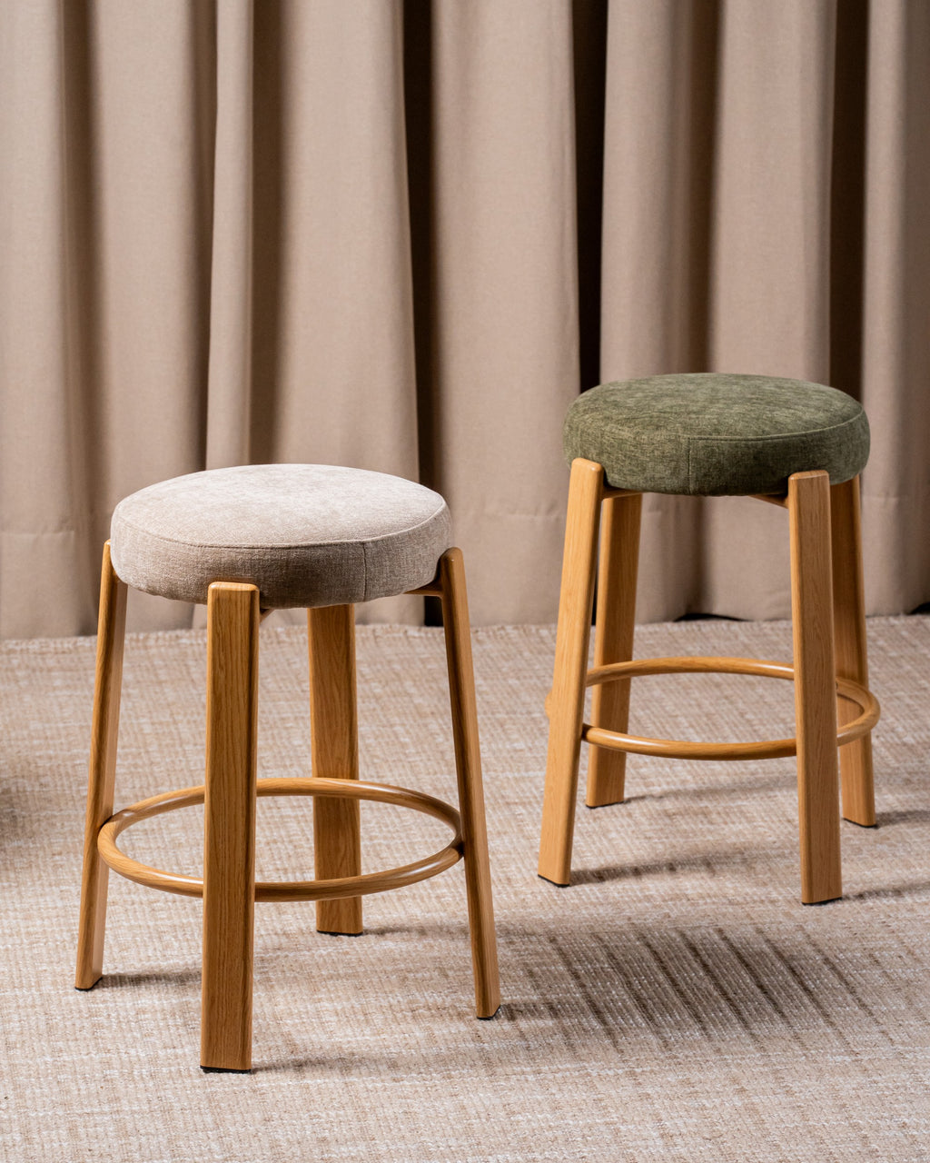 Bravena Bar Stool Forvella / Natural (Set of 2)