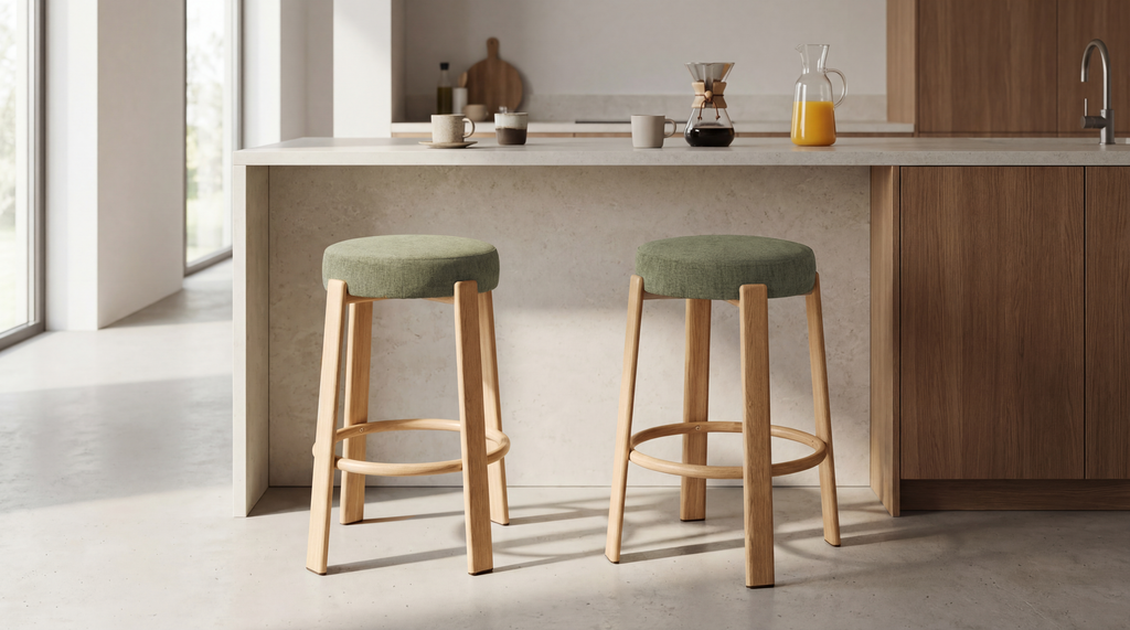 Bravena Bar Stool Forvella / Natural (Set of 2)