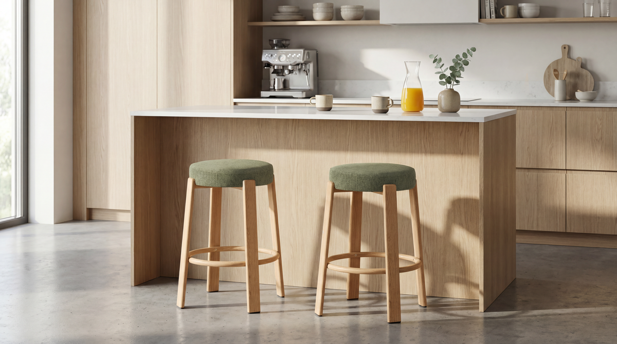 Bravena Bar Stool Forvella / Natural (Set of 2)