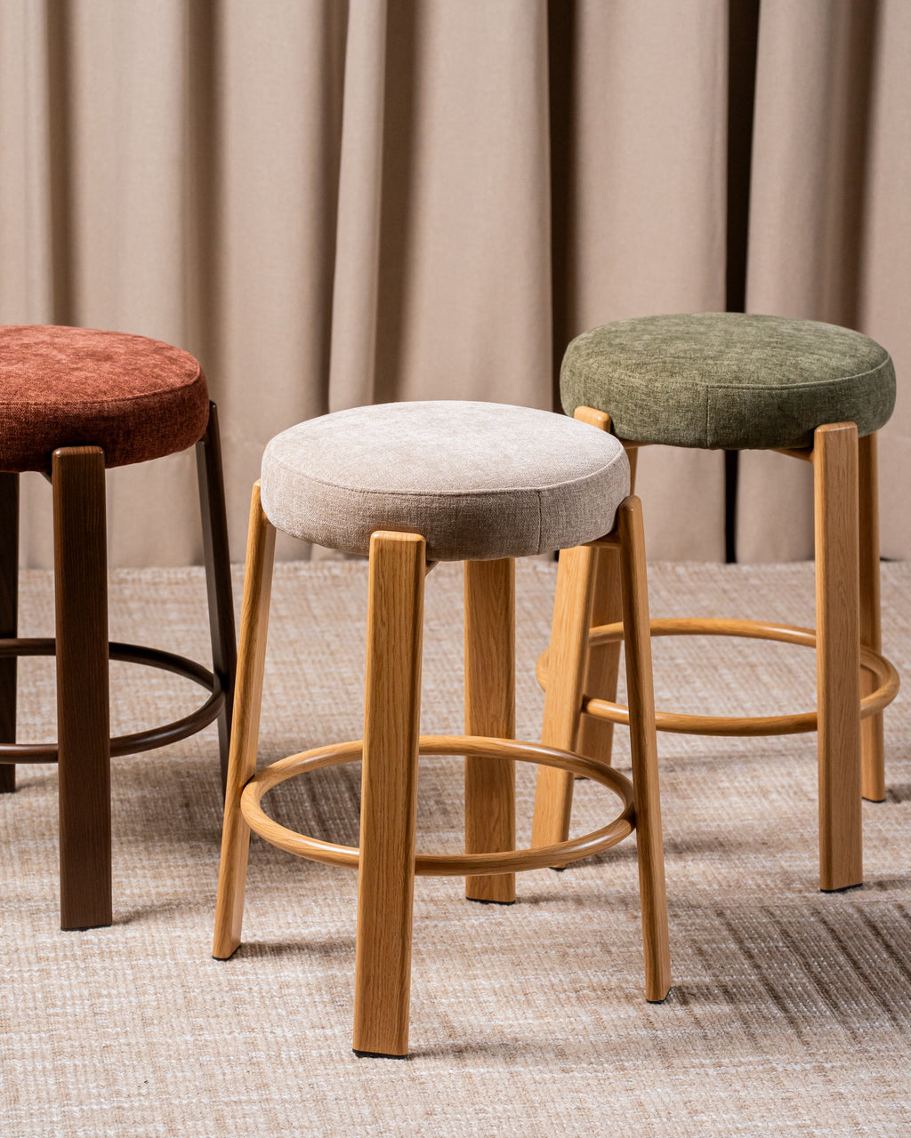 Bravena Bar Stool Forvella / Natural (Set of 2)