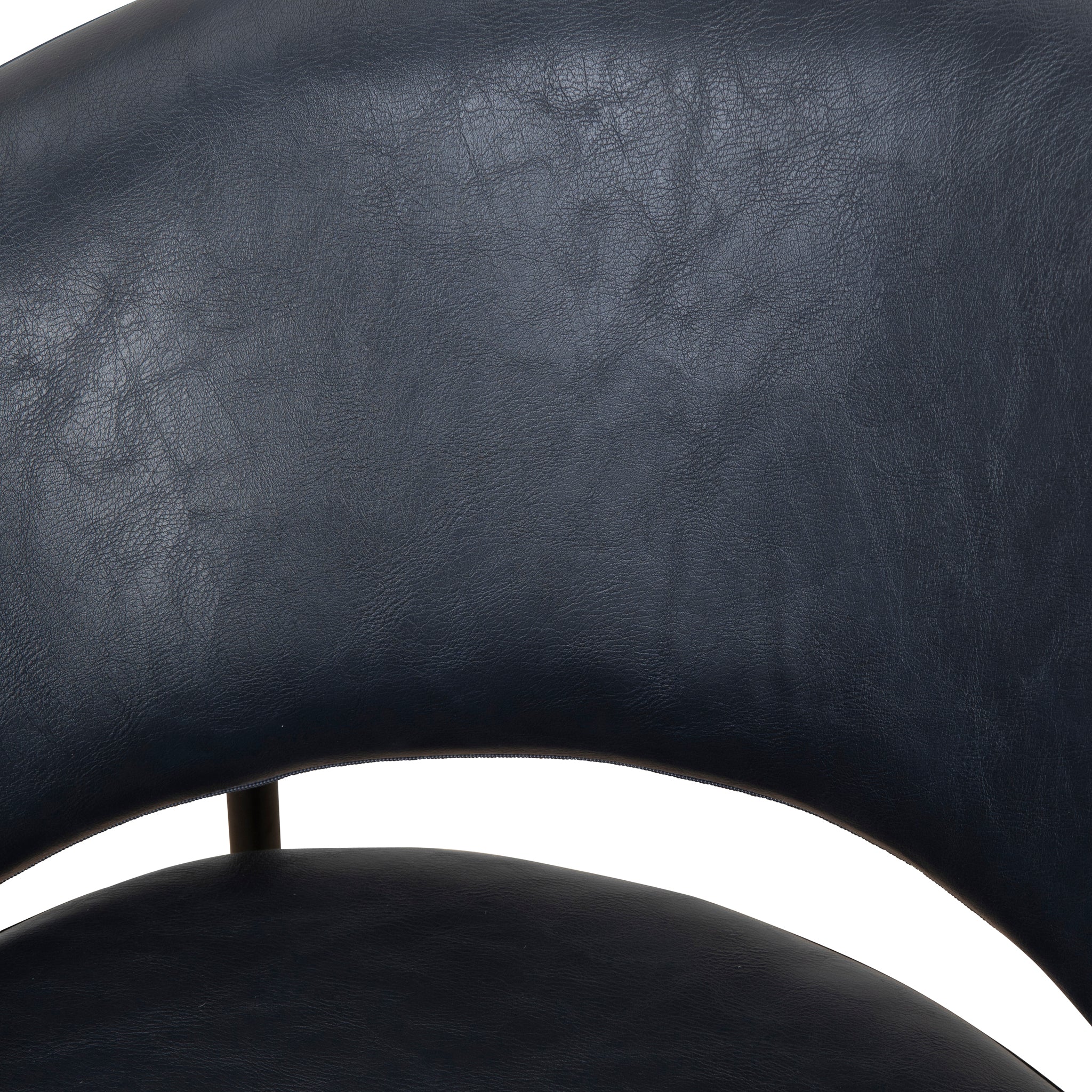 Fabric Amalfi Bar Stool - Full Black (Set of 2)