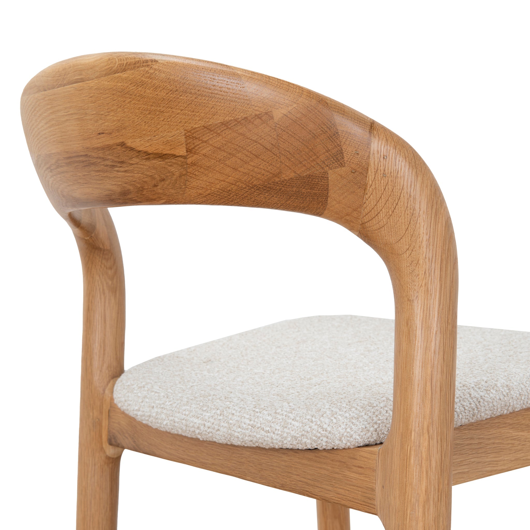 65cm Natural Amalfi Bar Stool - Beige (Set of 2)